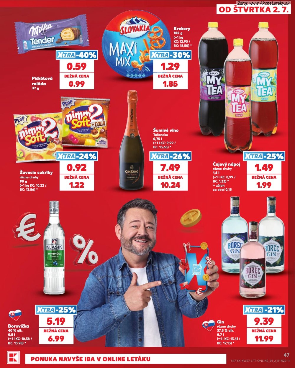 Leták Kaufland (2. 7. - 8. 7. 2026) - strana 47 z 80