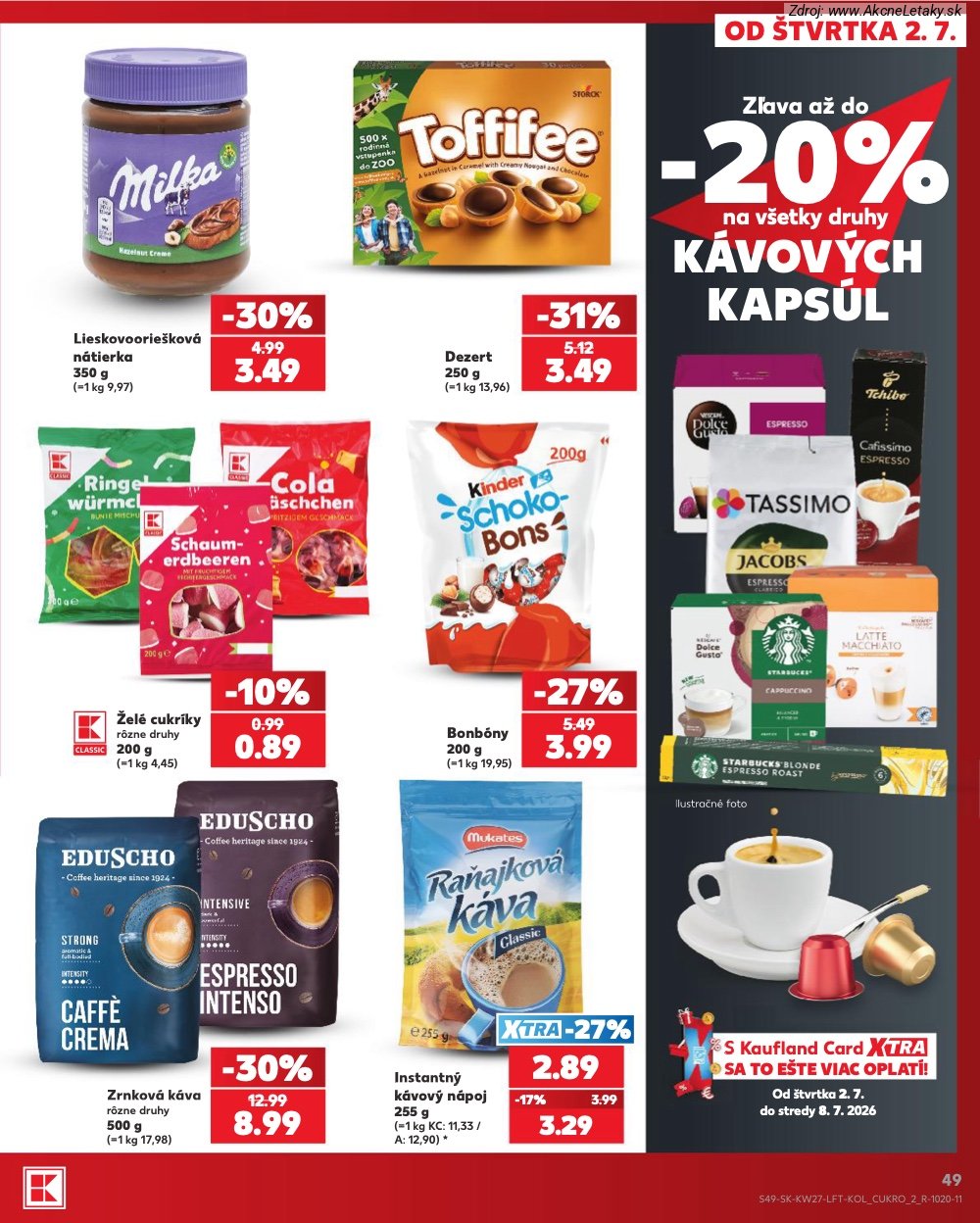 Leták Kaufland (2. 7. - 8. 7. 2026) - strana 49 z 80