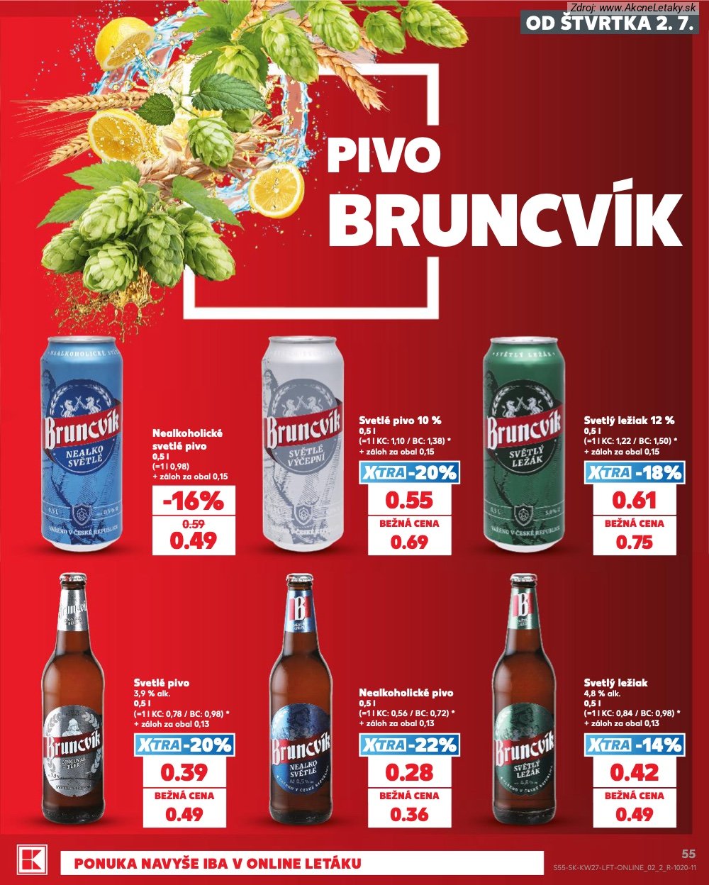 Leták Kaufland (2. 7. - 8. 7. 2026) - strana 55 z 80