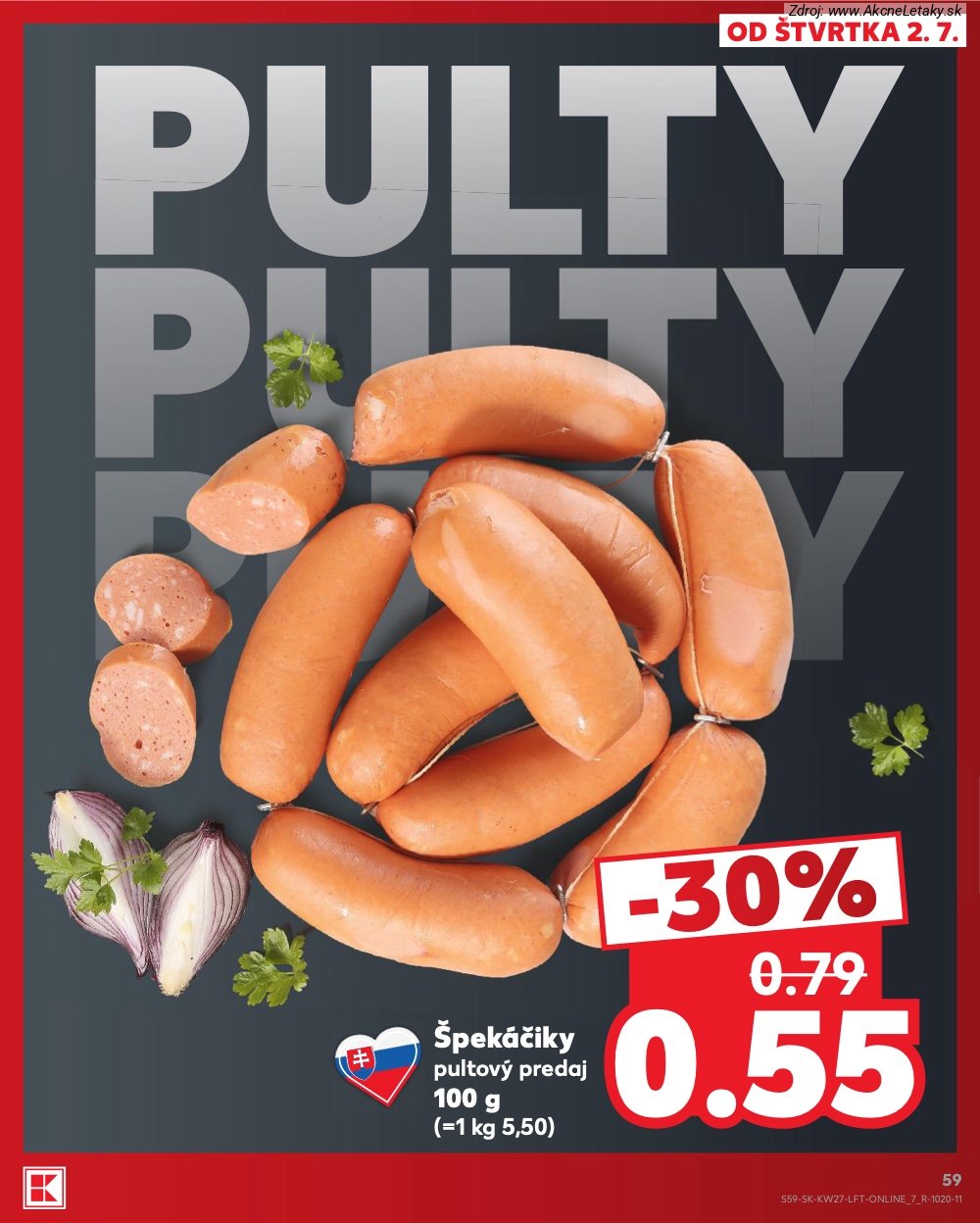 Leták Kaufland (2. 7. - 8. 7. 2026) - strana 59 z 80