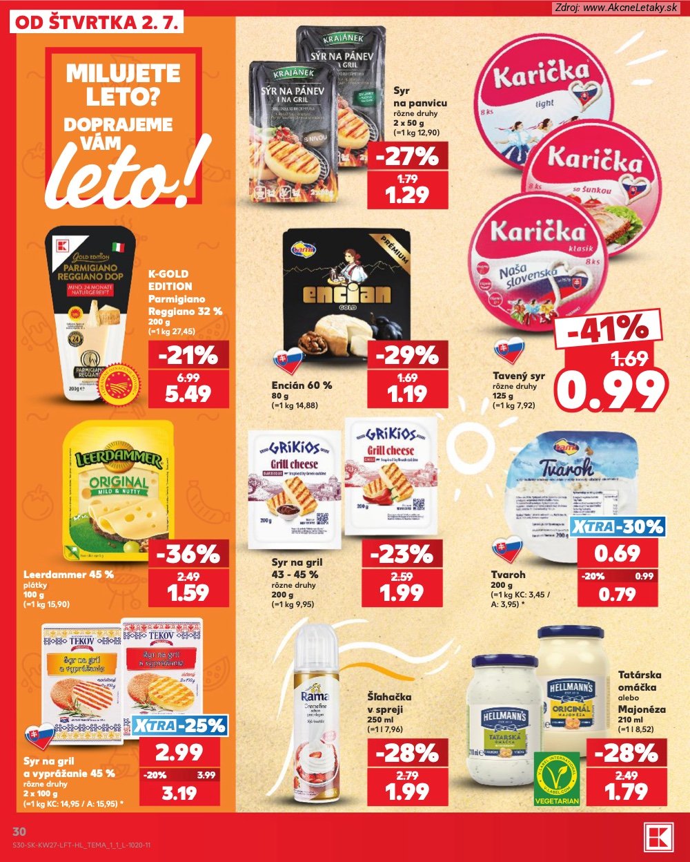 Leták Kaufland (2. 7. - 8. 7. 2026) - strana 30 z 80