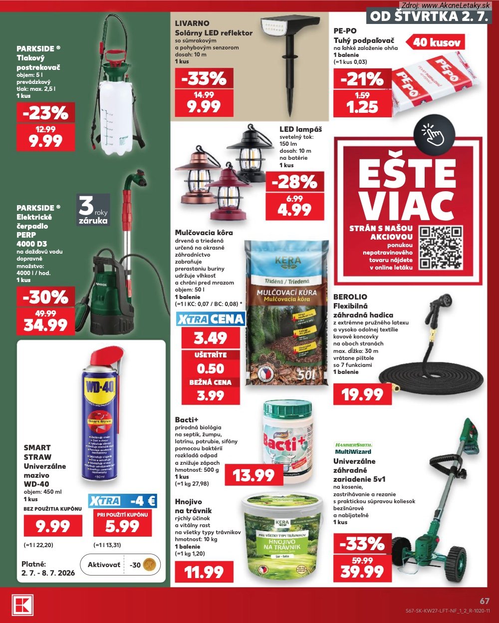 Leták Kaufland (2. 7. - 8. 7. 2026) - strana 67 z 80
