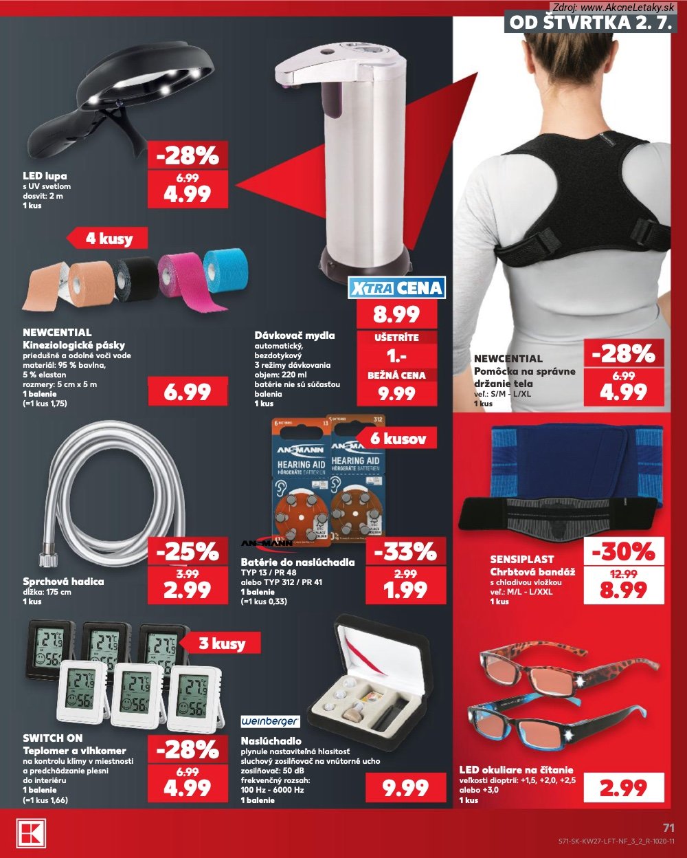 Leták Kaufland (2. 7. - 8. 7. 2026) - strana 71 z 80