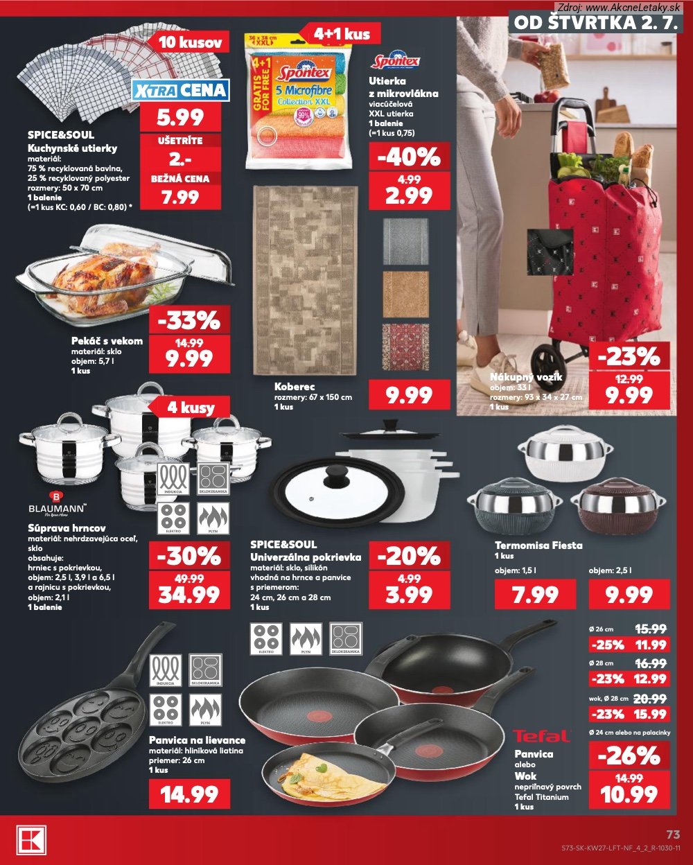 Leták Kaufland (2. 7. - 8. 7. 2026) - strana 73 z 80