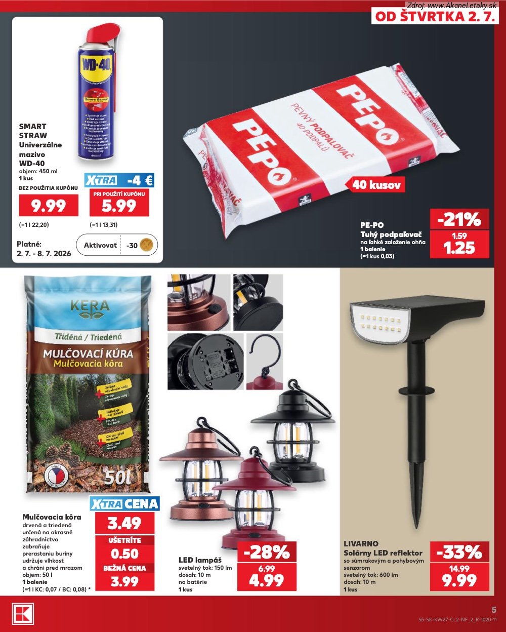 Leták Kaufland (2. 7. - 8. 7. 2026) - strana 5 z 14
