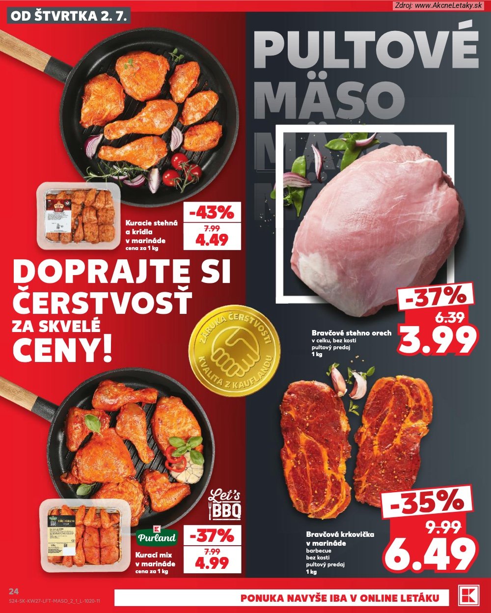 Leták Kaufland (2. 7. - 8. 7. 2026) - strana 24 z 80