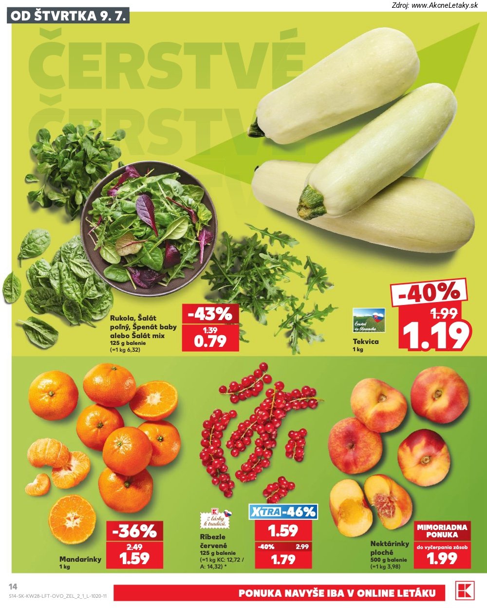 Leták Kaufland (9. 7. - 15. 7. 2026) - strana 14 z 82