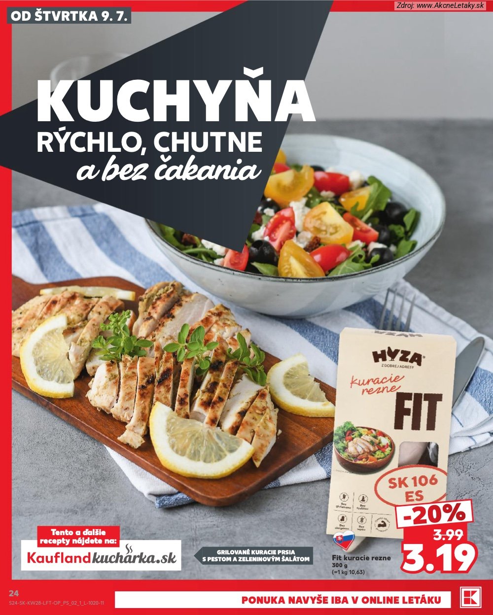 Leták Kaufland (9. 7. - 15. 7. 2026) - strana 24 z 82