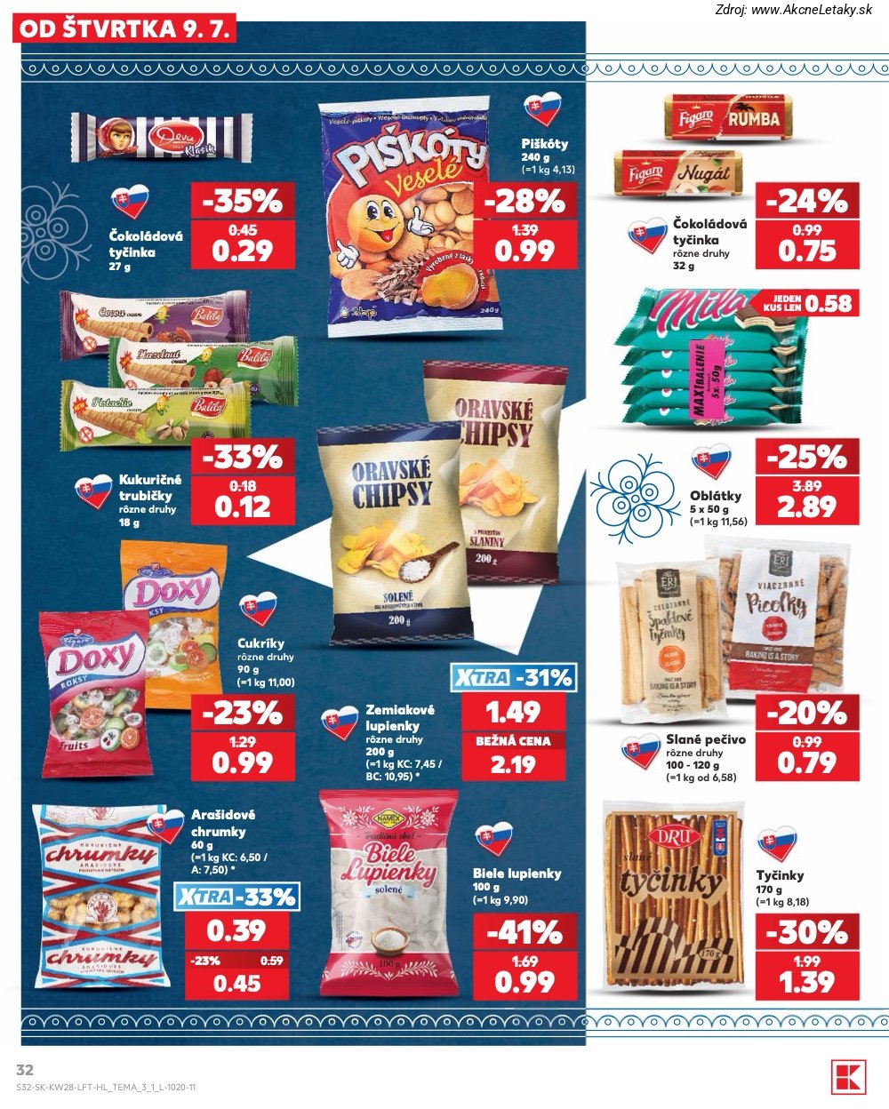 Leták Kaufland (9. 7. - 15. 7. 2026) - strana 32 z 82