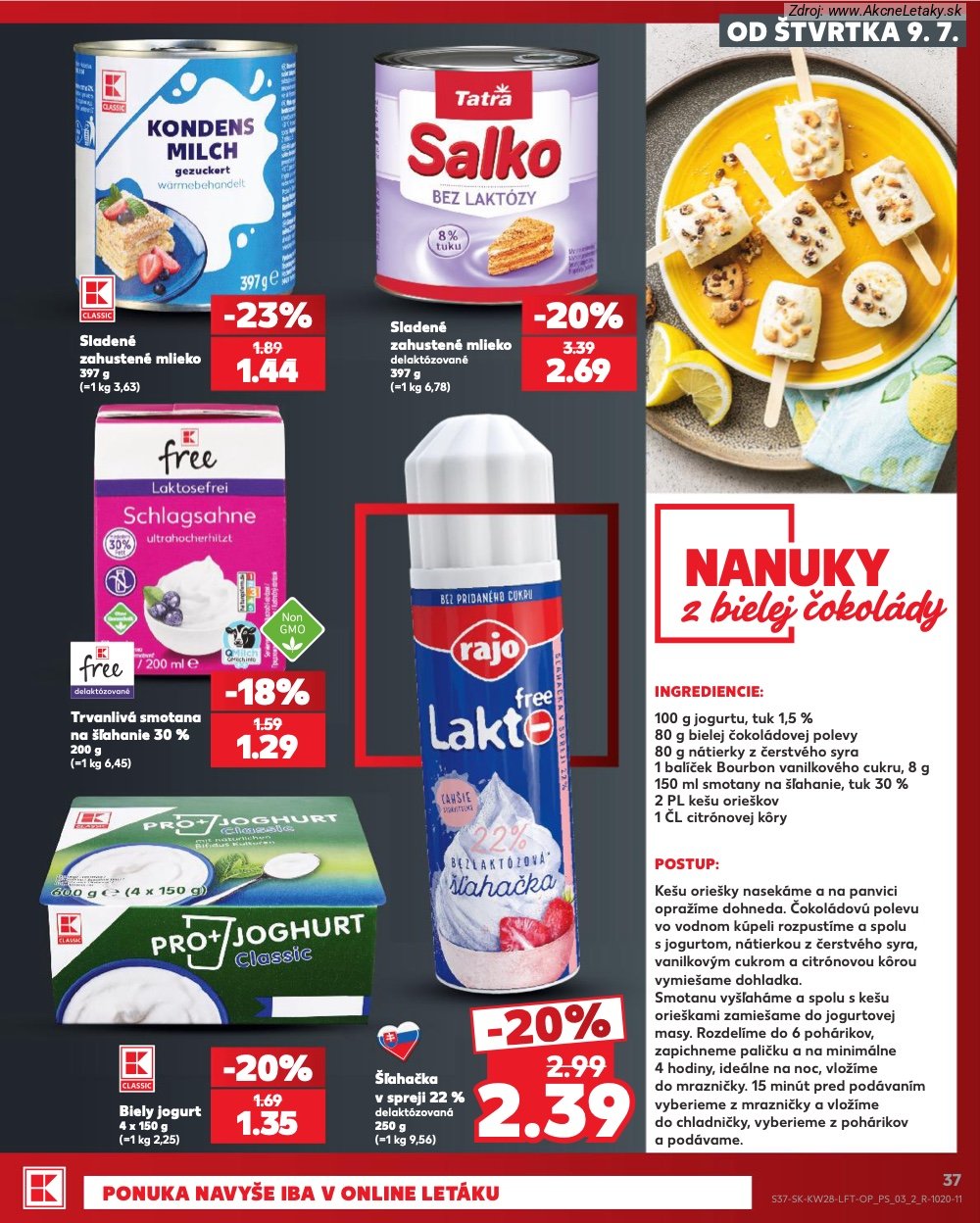 Leták Kaufland (9. 7. - 15. 7. 2026) - strana 37 z 82
