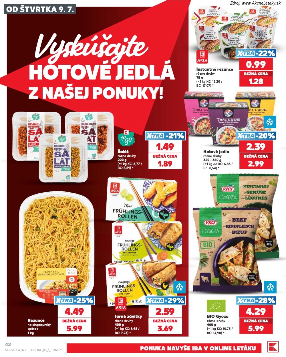 Leták Kaufland (9. 7. - 15. 7. 2026) - strana 42 z 82