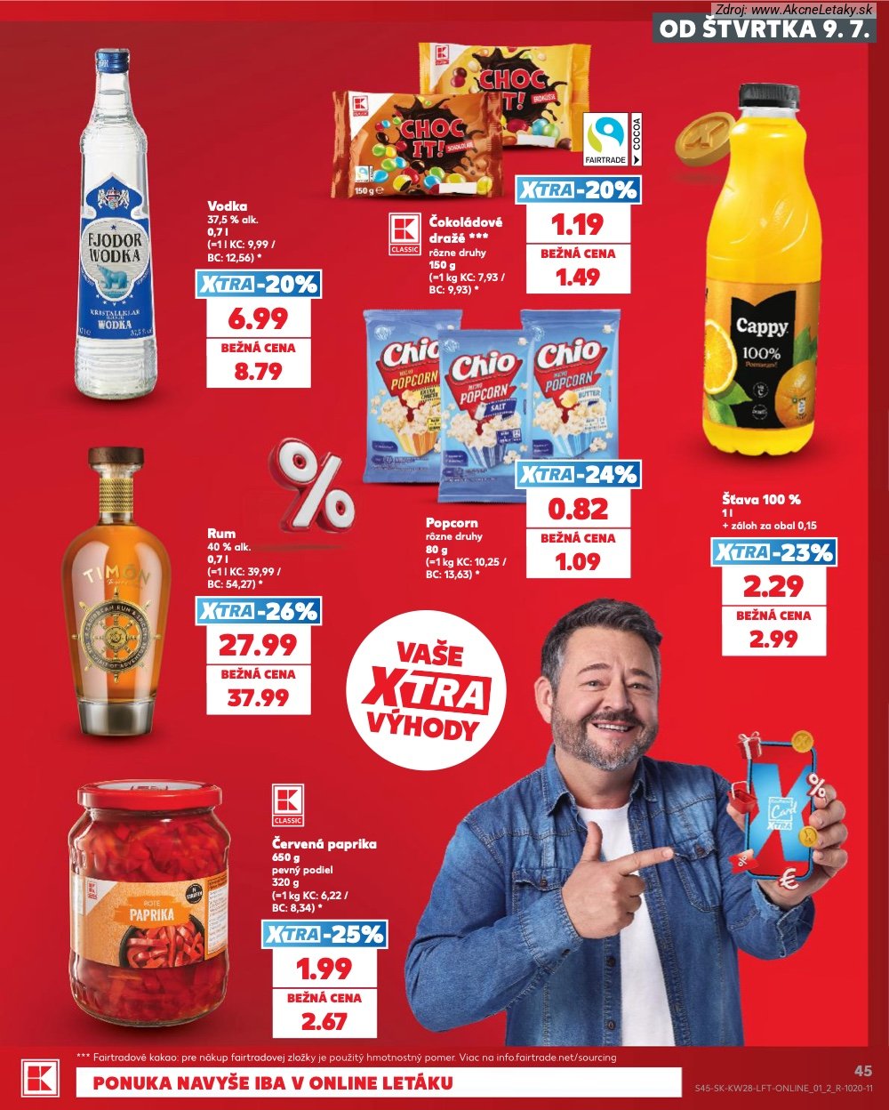 Leták Kaufland (9. 7. - 15. 7. 2026) - strana 45 z 82