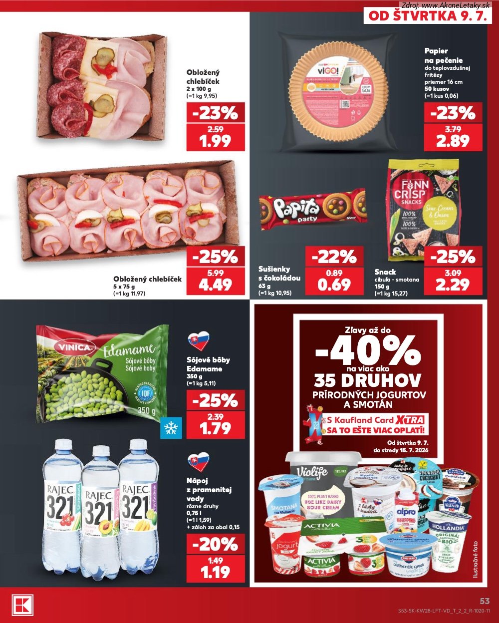 Leták Kaufland (9. 7. - 15. 7. 2026) - strana 53 z 82