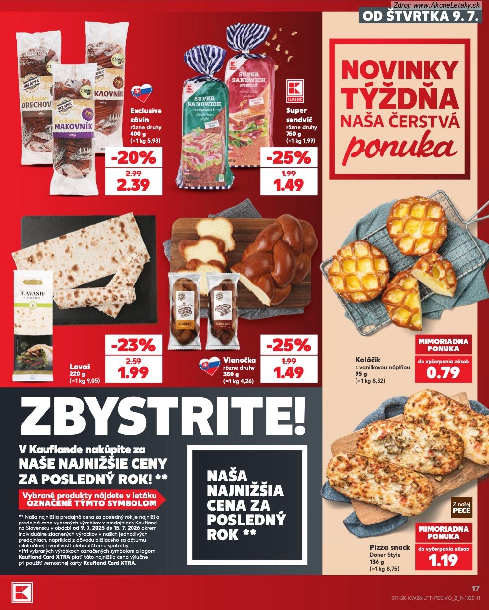 Leták Kaufland (9. 7. - 15. 7. 2026) - strana 17 z 82