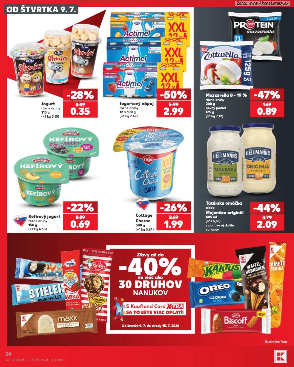 Leták Kaufland (9. 7. - 15. 7. 2026) - strana 34 z 82
