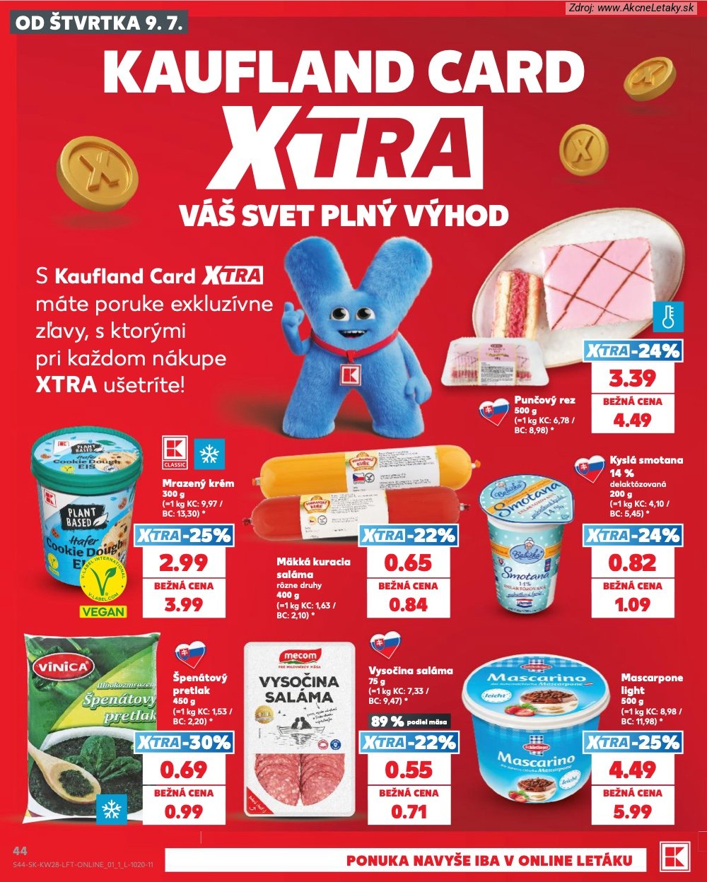 Leták Kaufland (9. 7. - 15. 7. 2026) - strana 44 z 82