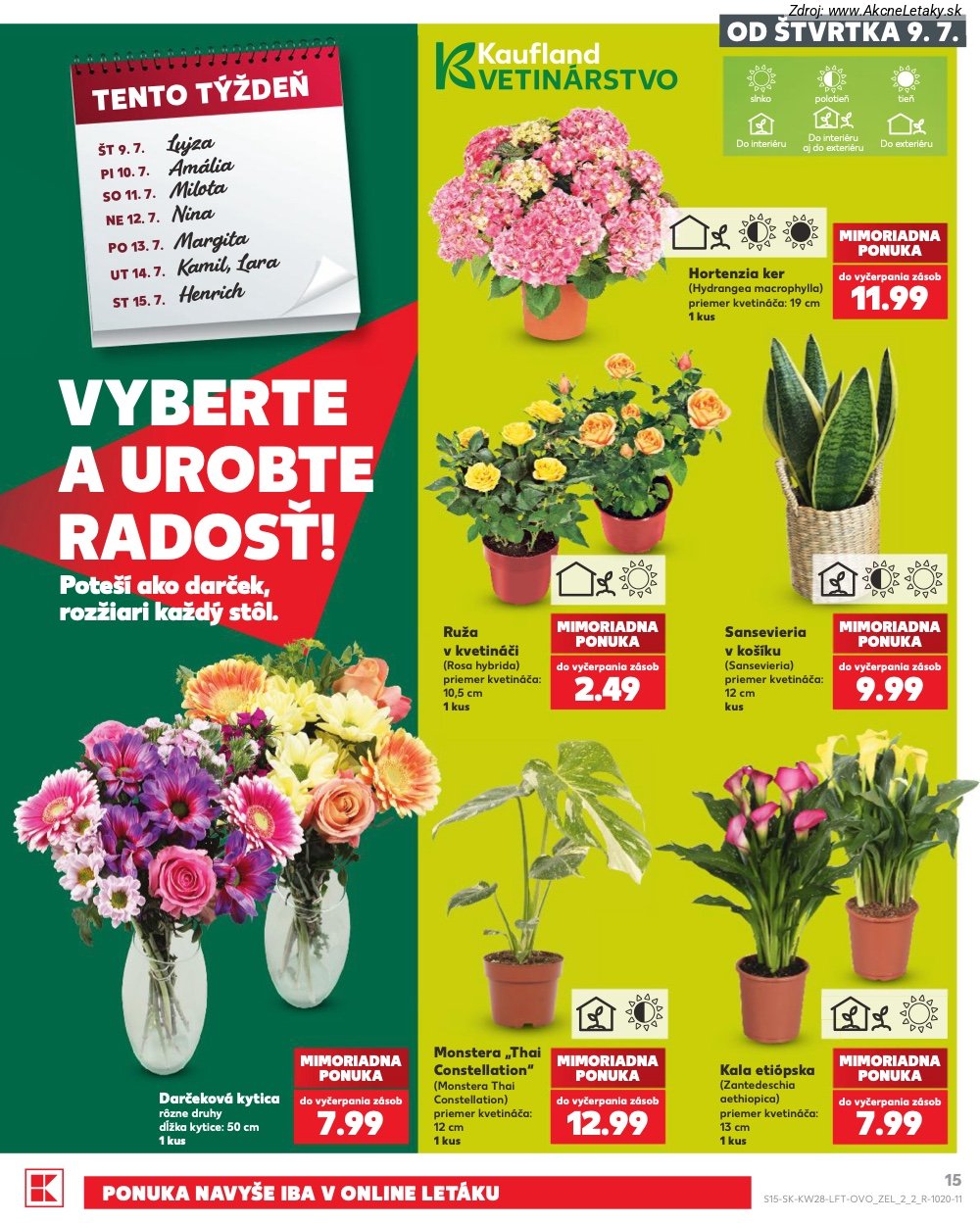 Leták Kaufland (9. 7. - 15. 7. 2026) - strana 15 z 82