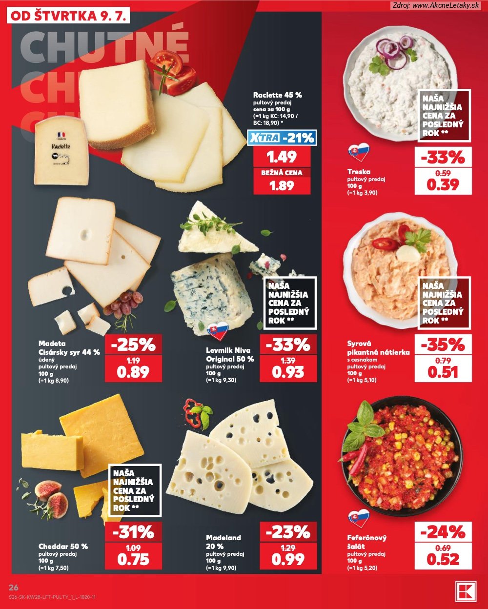 Leták Kaufland (9. 7. - 15. 7. 2026) - strana 26 z 82