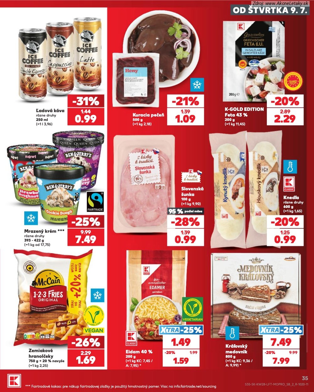 Leták Kaufland (9. 7. - 15. 7. 2026) - strana 35 z 82