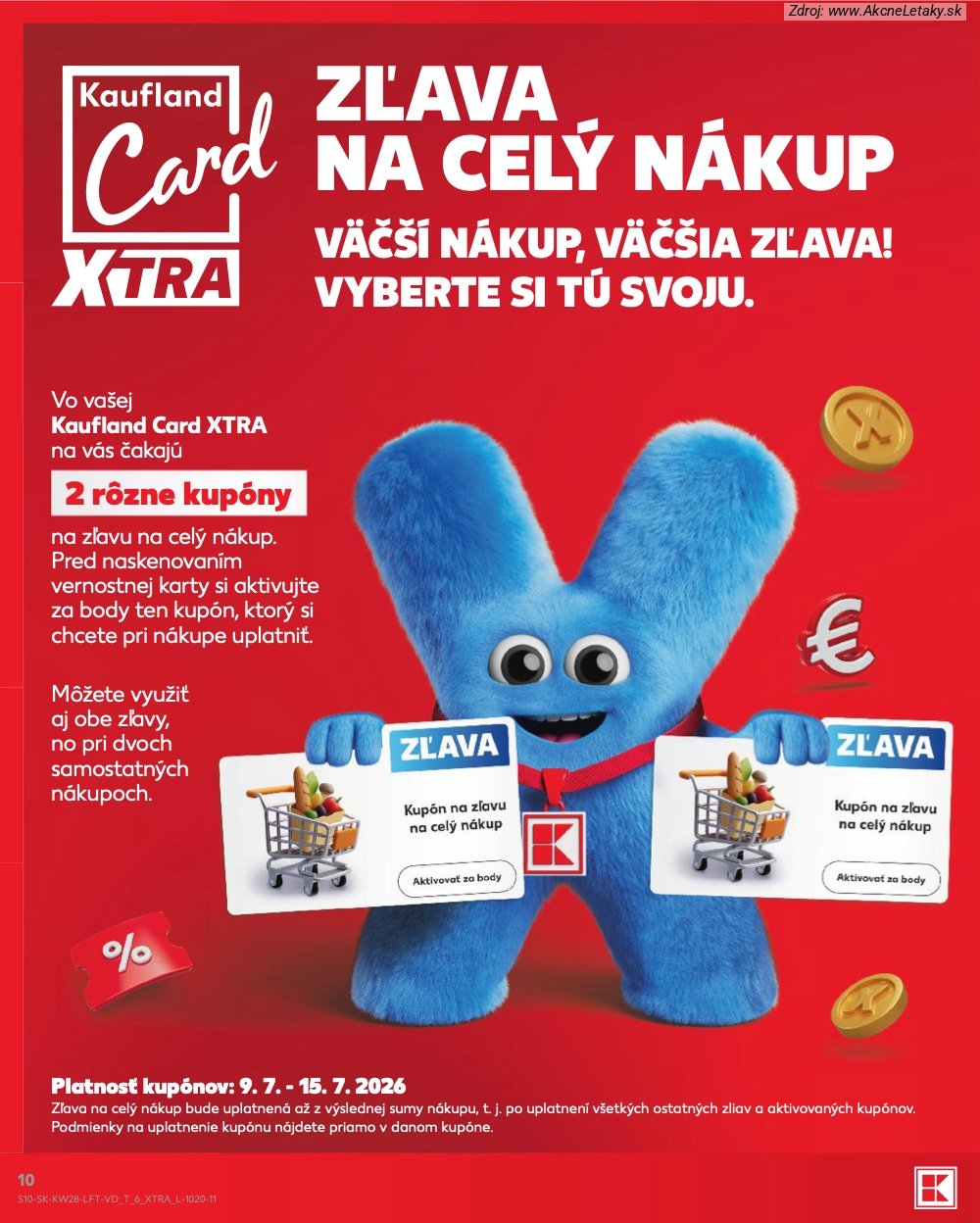 Leták Kaufland (9. 7. - 15. 7. 2026) - strana 10 z 82
