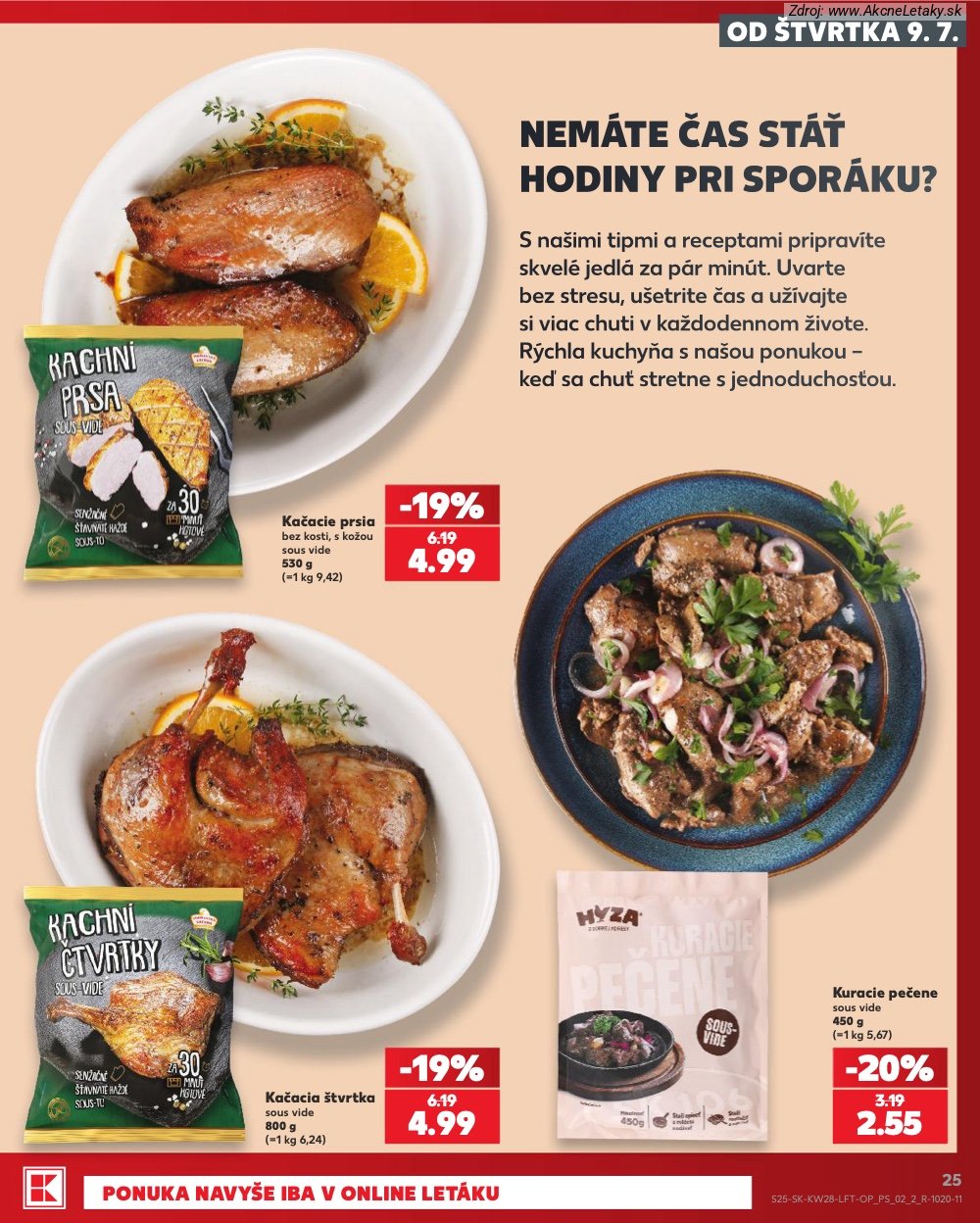 Leták Kaufland (9. 7. - 15. 7. 2026) - strana 25 z 82