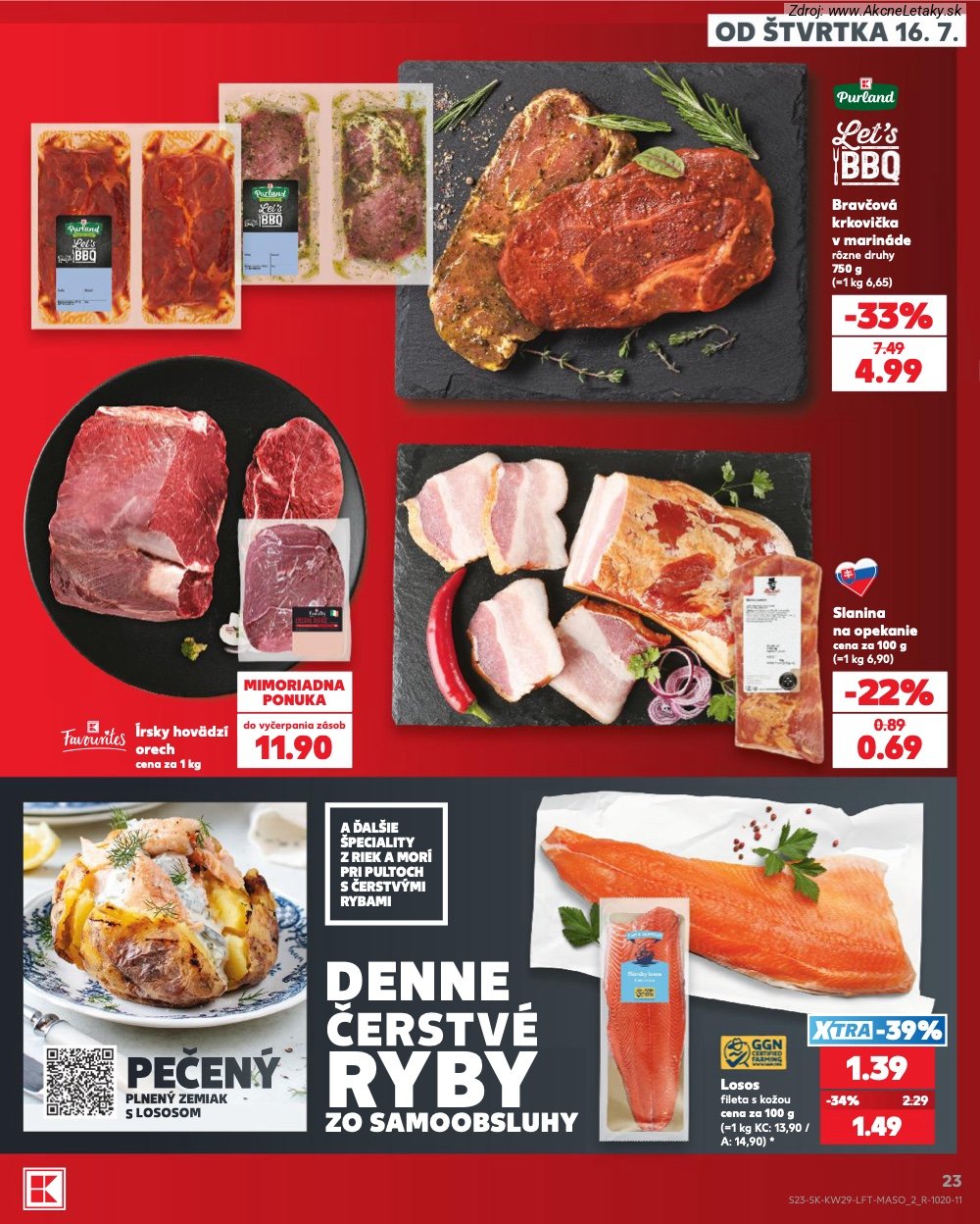 Leták Kaufland (16. 7. - 22. 7. 2026) - strana 23 z 86