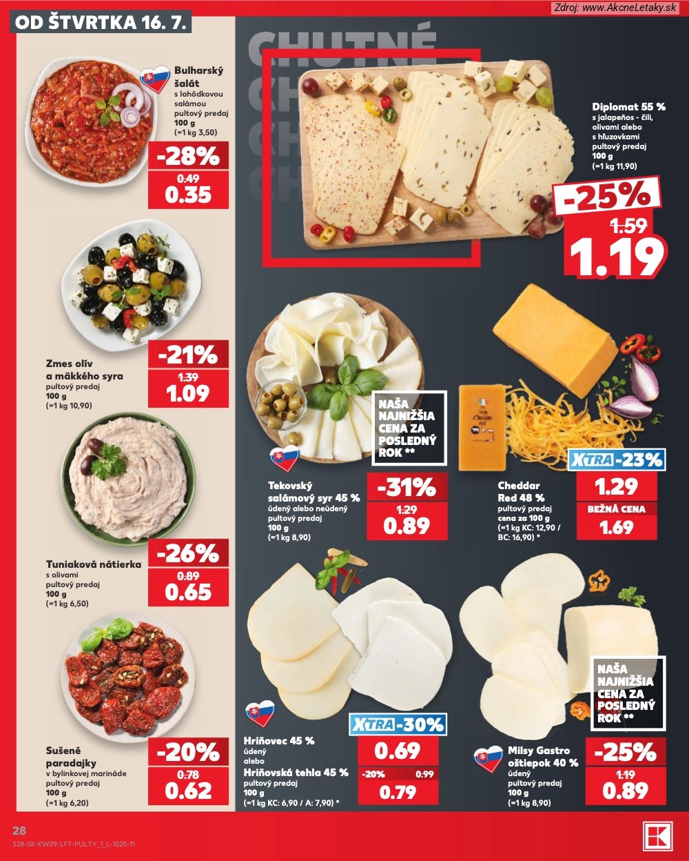 Leták Kaufland (16. 7. - 22. 7. 2026) - strana 28 z 86