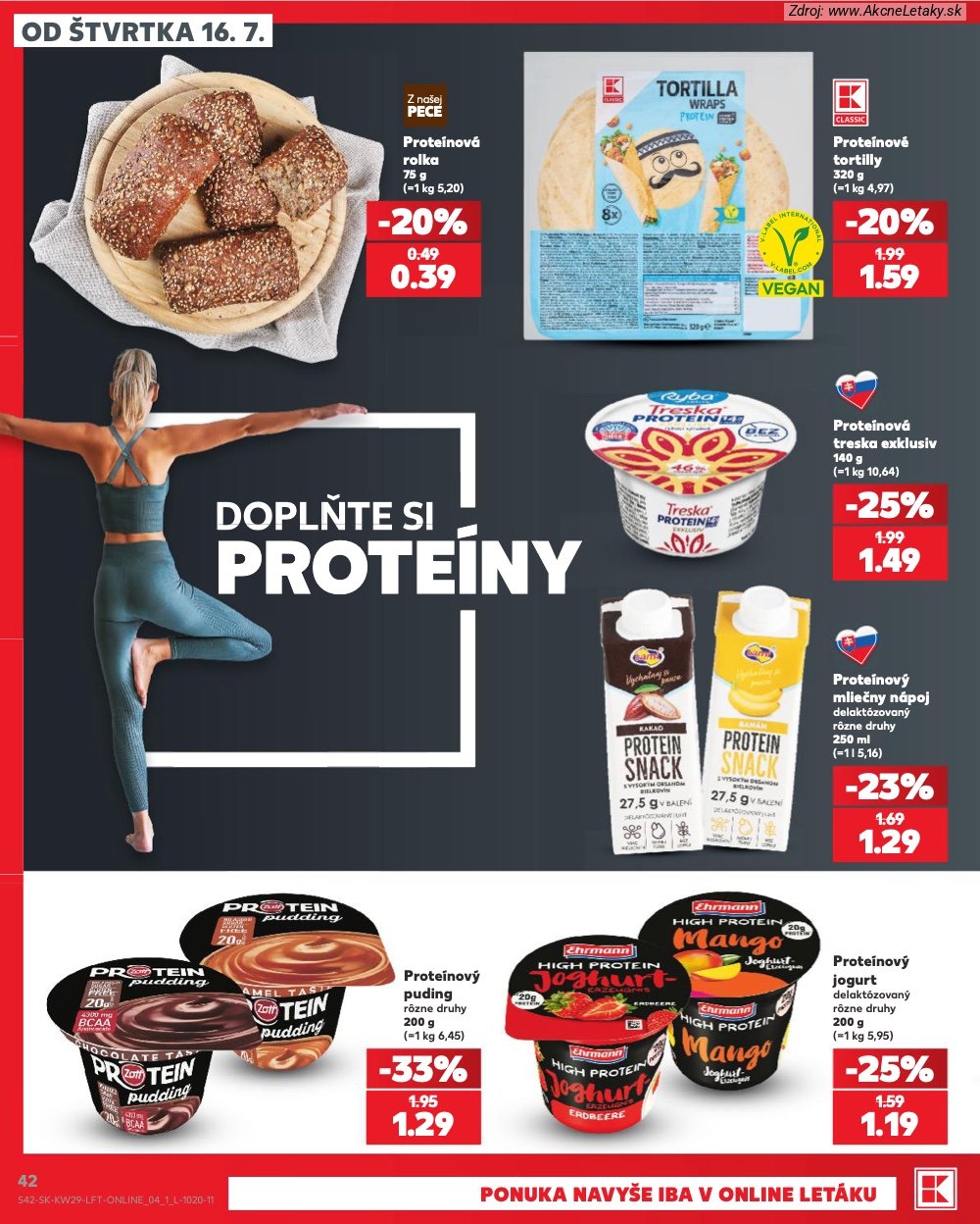 Leták Kaufland (16. 7. - 22. 7. 2026) - strana 42 z 86