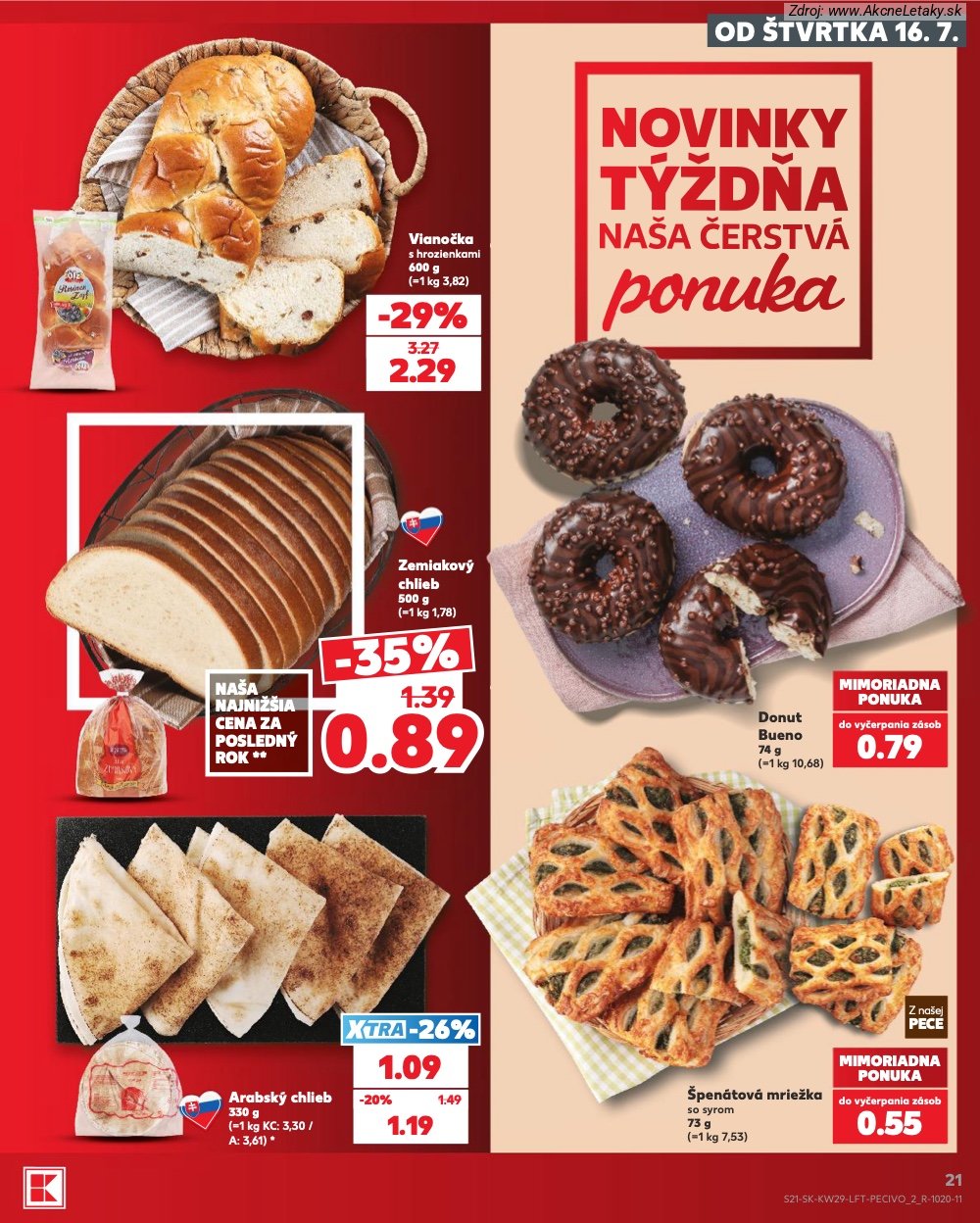 Leták Kaufland (16. 7. - 22. 7. 2026) - strana 21 z 86