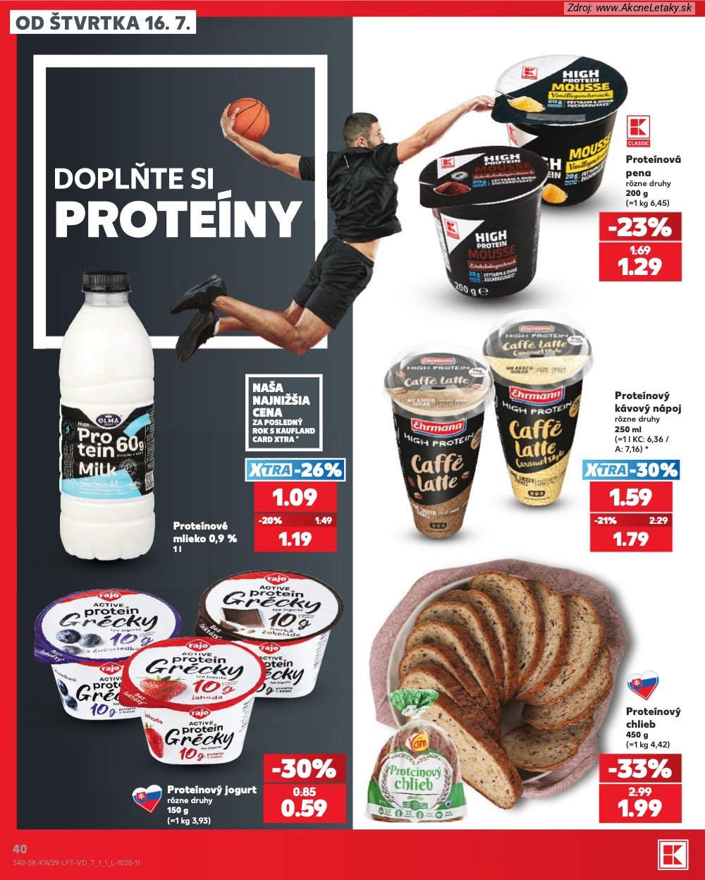 Leták Kaufland (16. 7. - 22. 7. 2026) - strana 40 z 86
