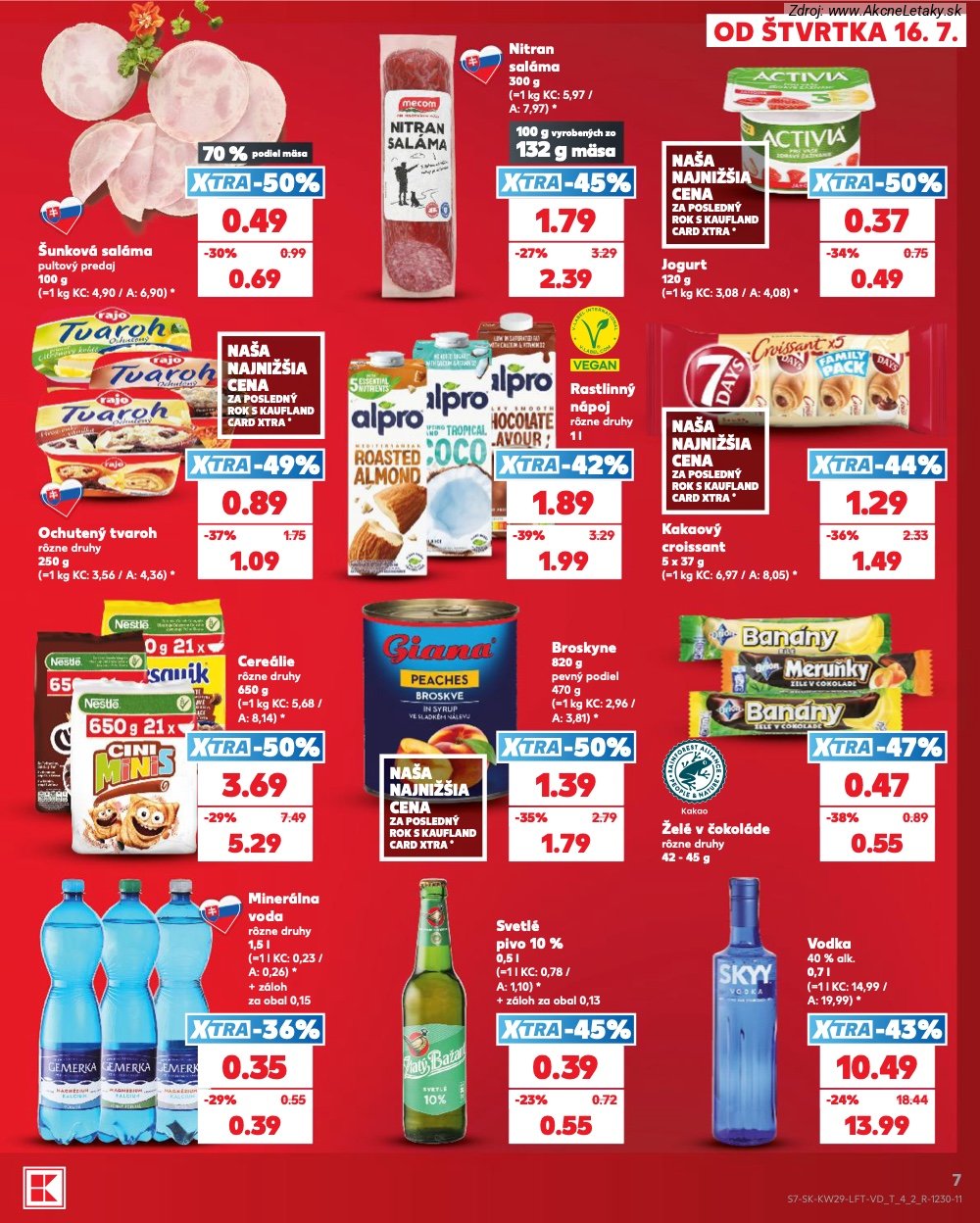 Leták Kaufland (16. 7. - 22. 7. 2026) - strana 7 z 86