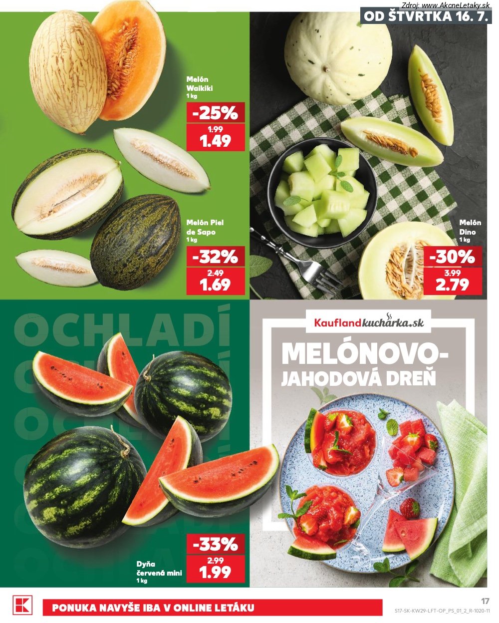Leták Kaufland (16. 7. - 22. 7. 2026) - strana 17 z 86