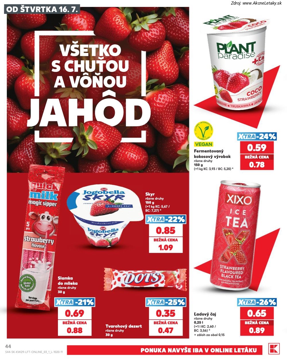 Leták Kaufland (16. 7. - 22. 7. 2026) - strana 44 z 86