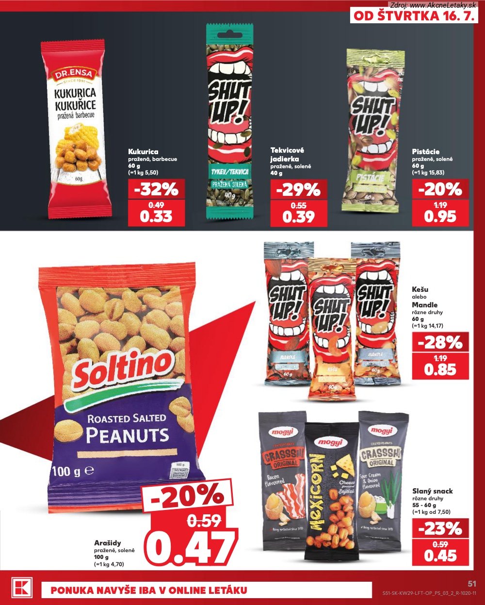 Leták Kaufland (16. 7. - 22. 7. 2026) - strana 51 z 86