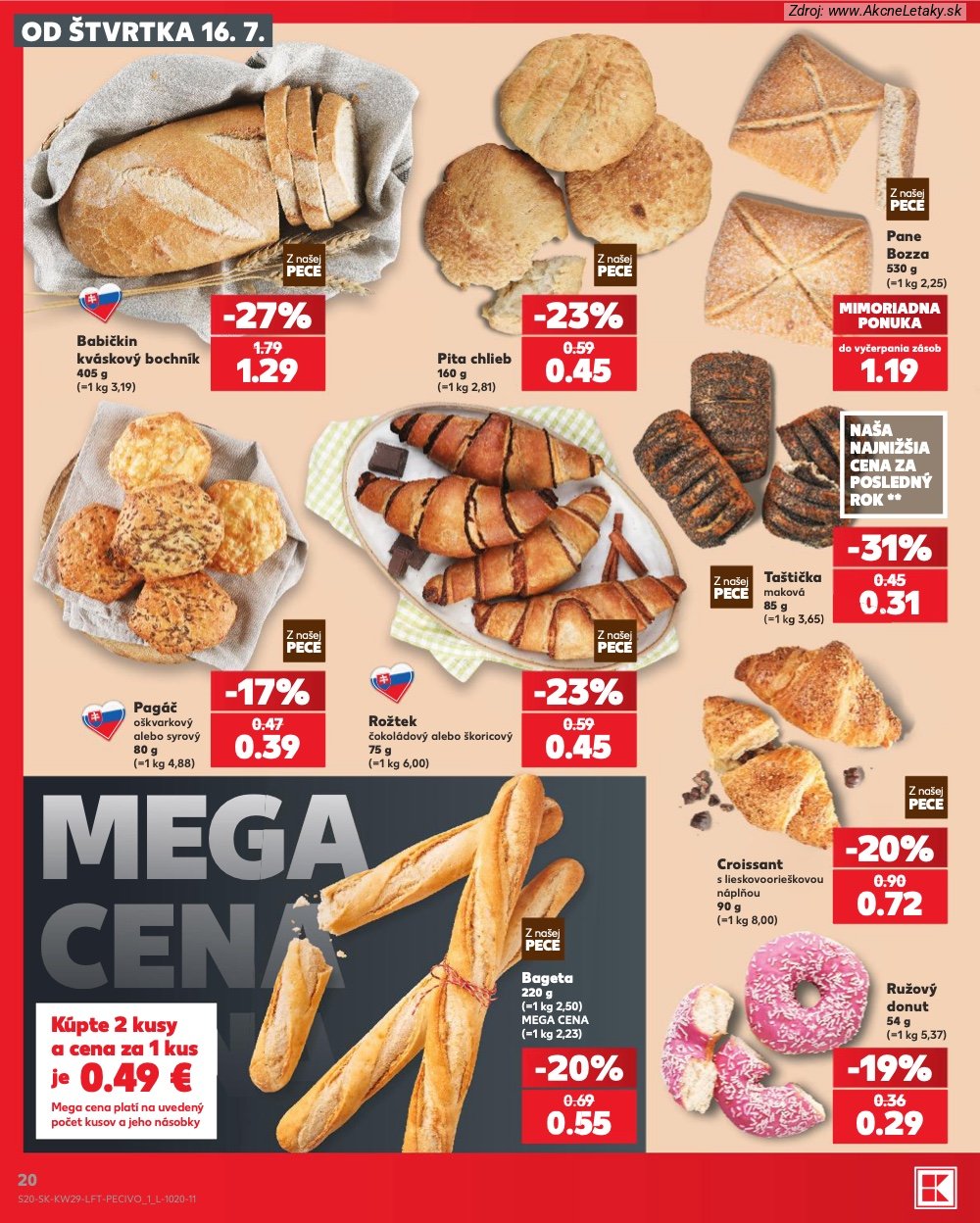 Leták Kaufland (16. 7. - 22. 7. 2026) - strana 20 z 86