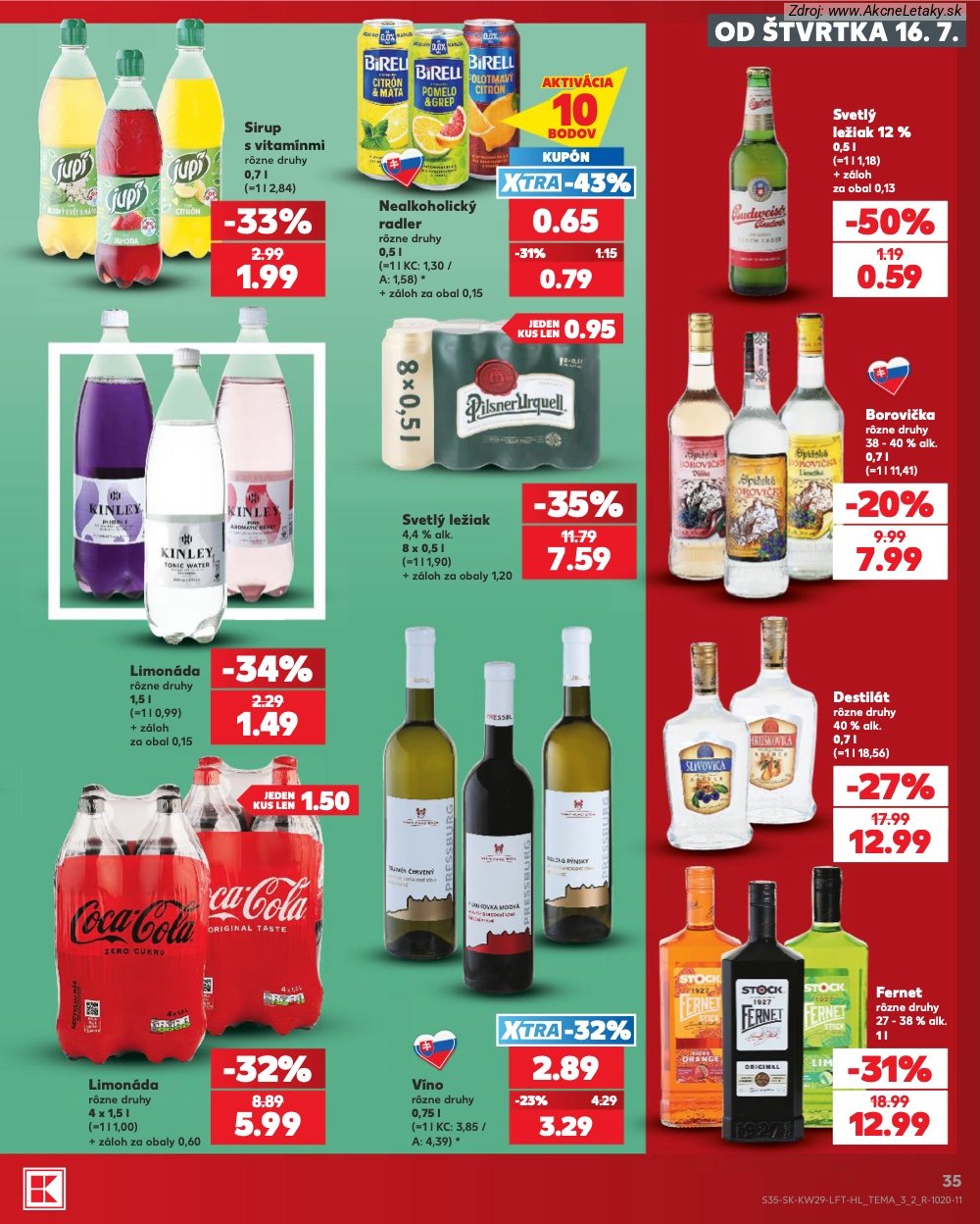 Leták Kaufland (16. 7. - 22. 7. 2026) - strana 35 z 86