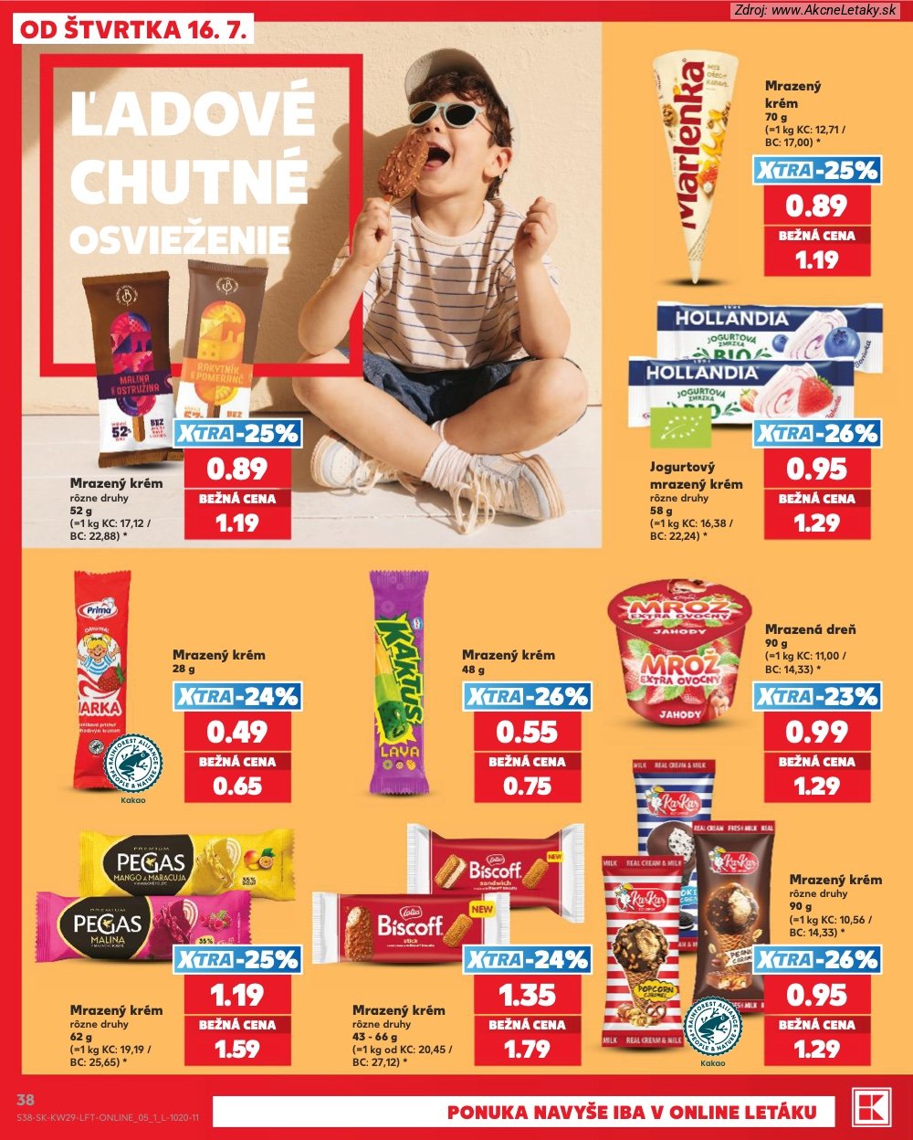 Leták Kaufland (16. 7. - 22. 7. 2026) - strana 38 z 86