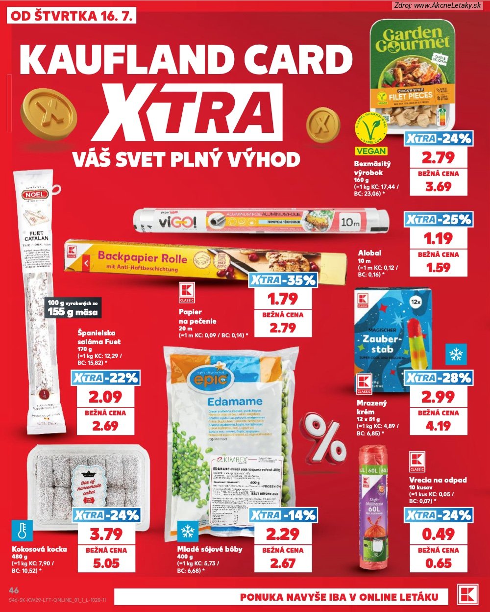 Leták Kaufland (16. 7. - 22. 7. 2026) - strana 46 z 86