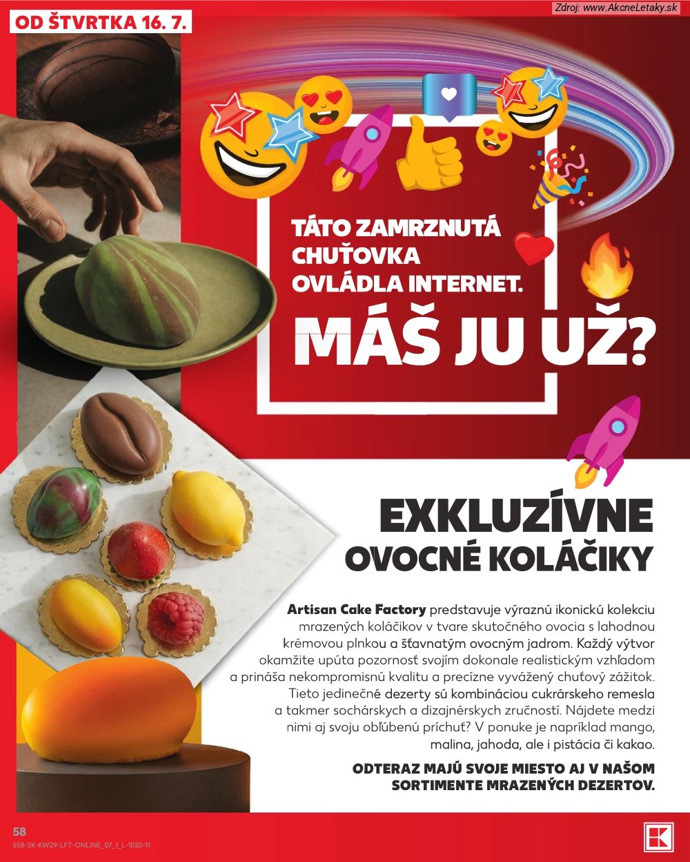 Leták Kaufland (16. 7. - 22. 7. 2026) - strana 58 z 86