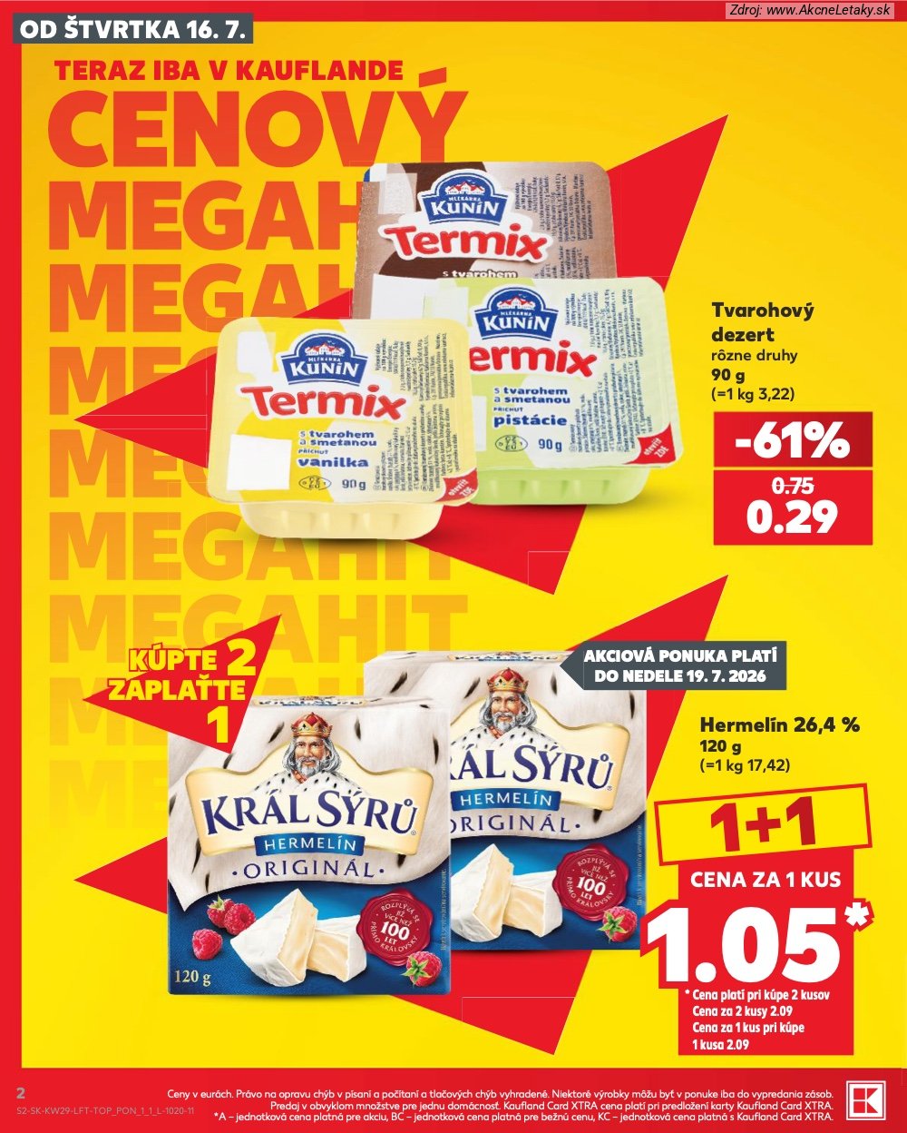 Leták Kaufland (16. 7. - 22. 7. 2026) - strana 2 z 86