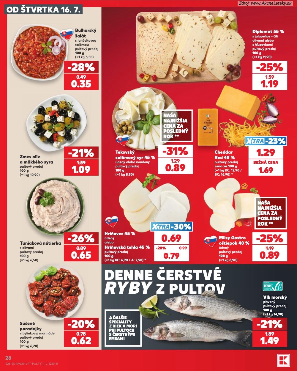 Leták Kaufland (16. 7. - 22. 7. 2026) - strana 28 z 86