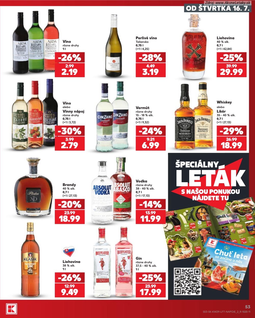 Leták Kaufland (16. 7. - 22. 7. 2026) - strana 53 z 86
