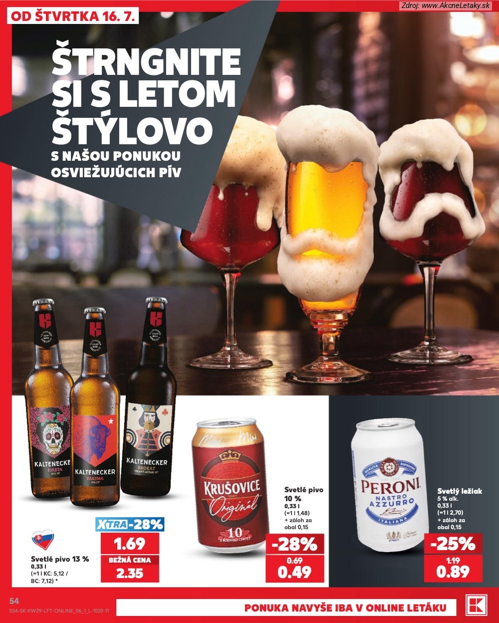 Leták Kaufland (16. 7. - 22. 7. 2026) - strana 54 z 86
