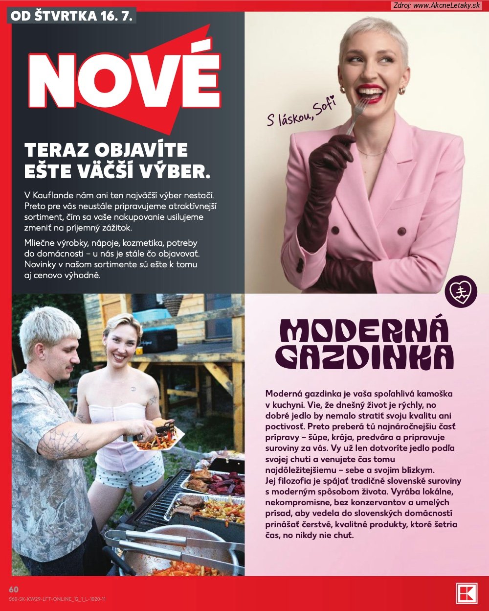 Leták Kaufland (16. 7. - 22. 7. 2026) - strana 60 z 86