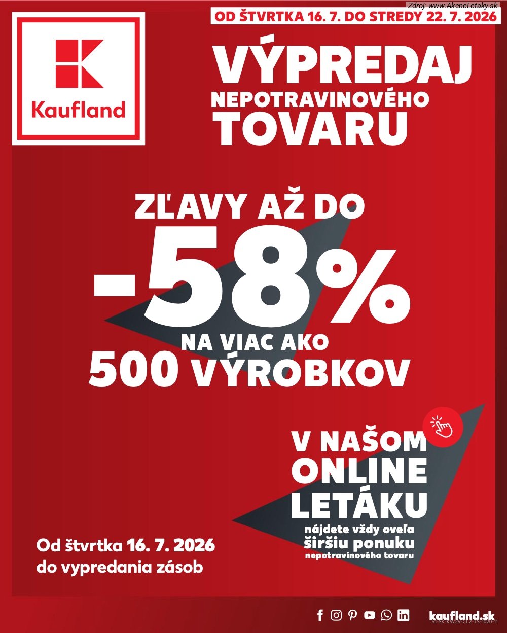 Leták Kaufland - strana 1
