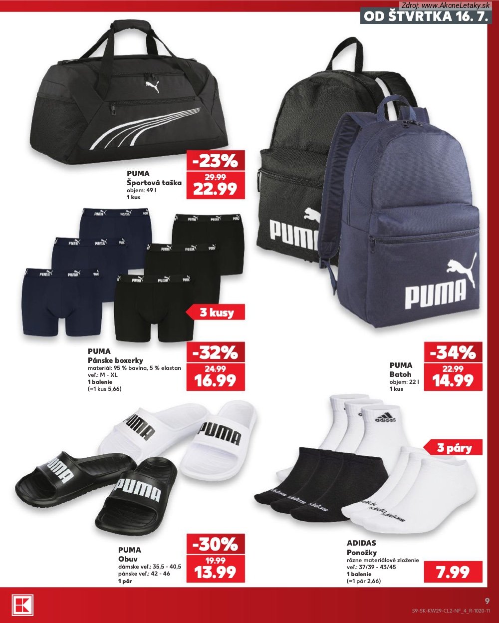 Leták Kaufland (16. 7. - 22. 7. 2026) - strana 9 z 14