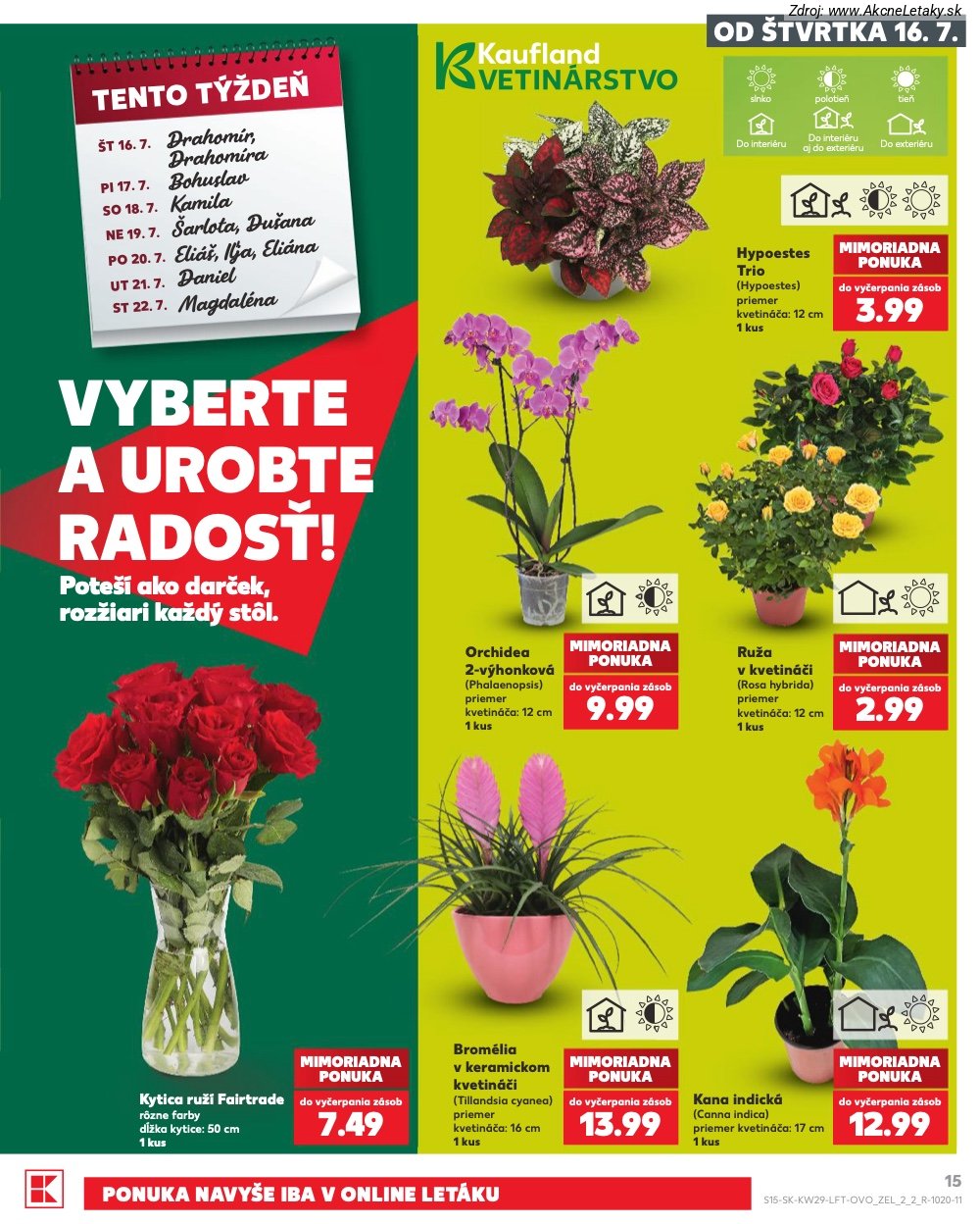 Leták Kaufland (16. 7. - 22. 7. 2026) - strana 15 z 86