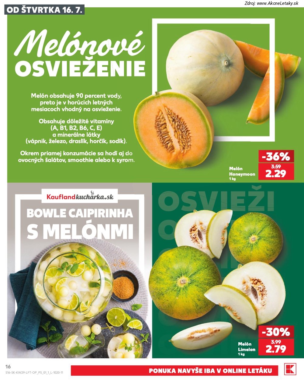 Leták Kaufland (16. 7. - 22. 7. 2026) - strana 16 z 86