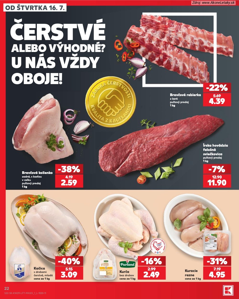 Leták Kaufland (16. 7. - 22. 7. 2026) - strana 22 z 86