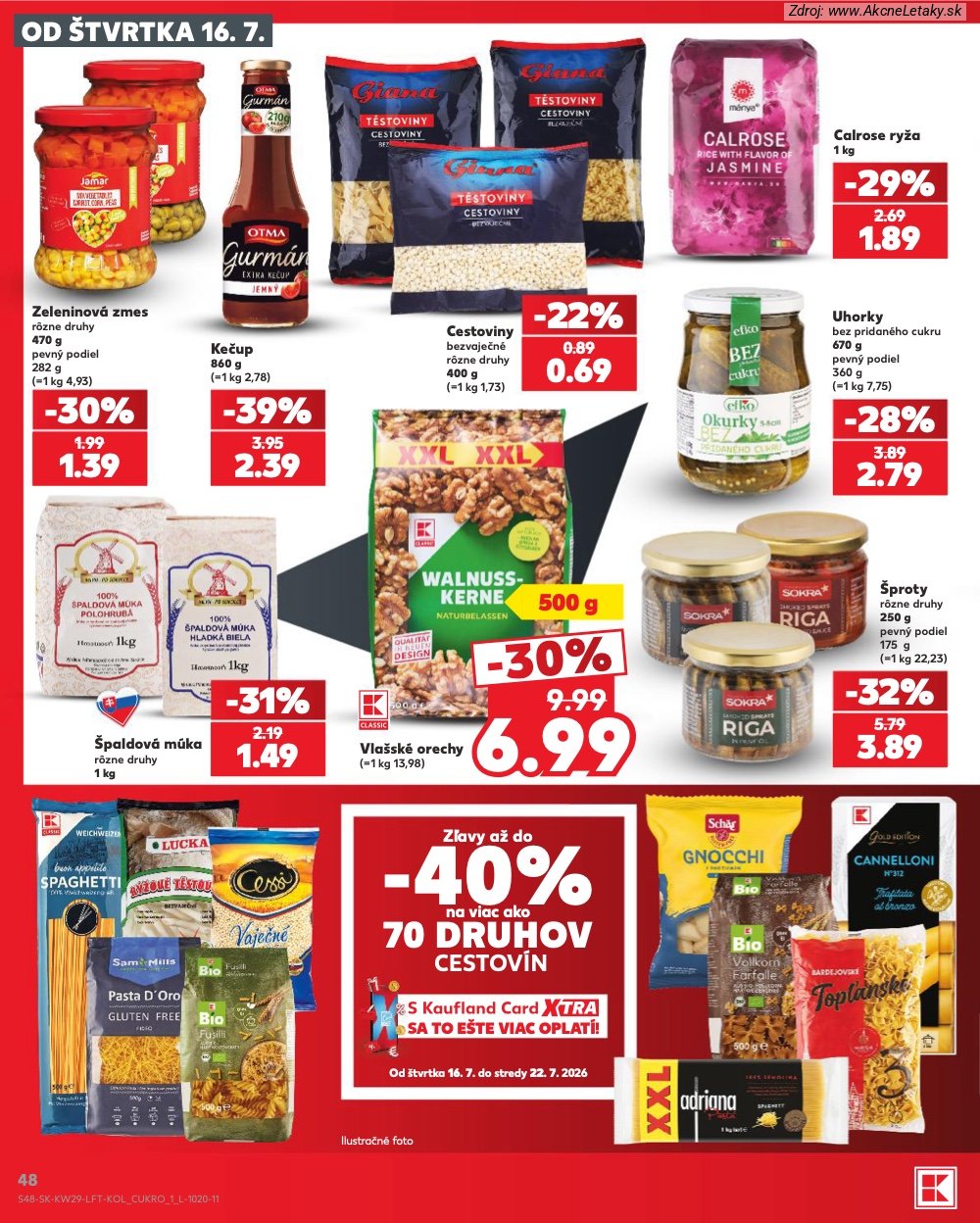 Leták Kaufland (16. 7. - 22. 7. 2026) - strana 48 z 86